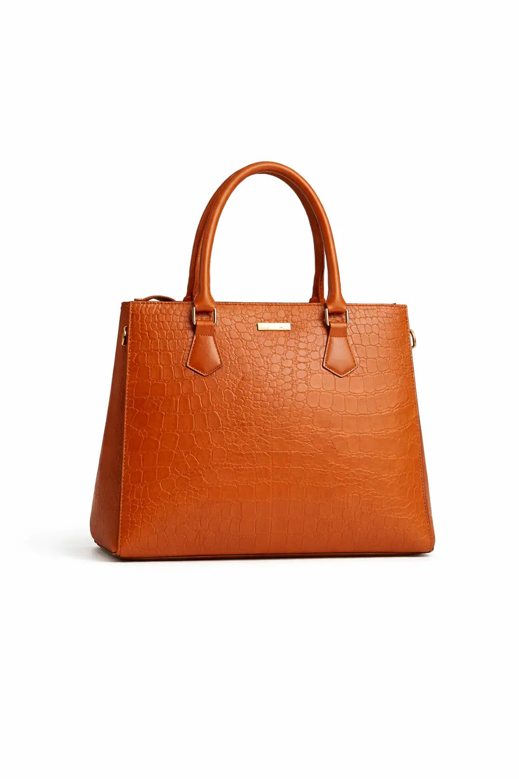 Light brown croc pattern - Tote