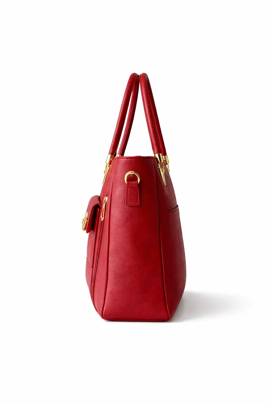 Maroon color handbag